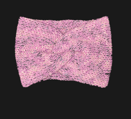 Purple Ear Warmer Headband- Adult