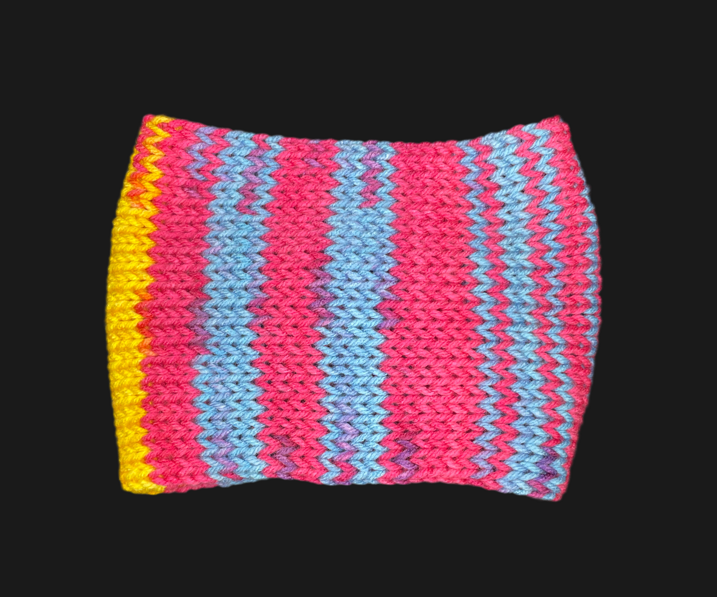 Bright Tri-Color Ear Warmer Headband- Adult
