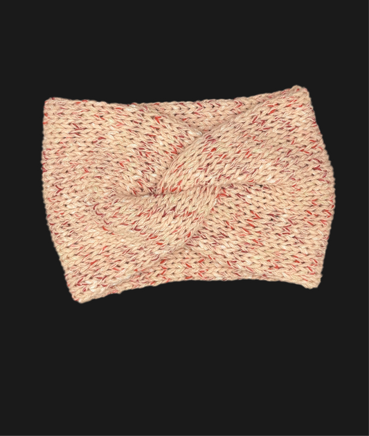 Pink Ear Warmer Headband- Adult