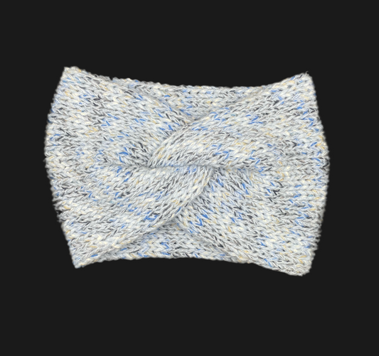Blue Ear Warmer Headband- Adult